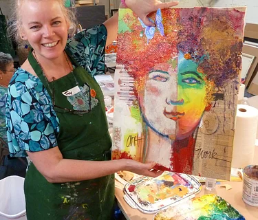 Paint & Sip: Abstract Acrylic Portraits