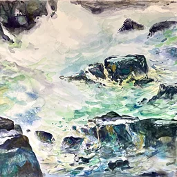 Dustan Knight: Foaming Surf and Rocky Shores Watercolor Workshop