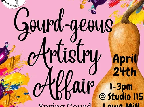 Gourd-geous Artistry Affair – Spring Birdhouse Gourd Making Class