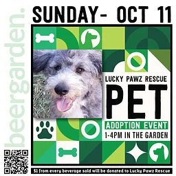 OCTOBER PET ADOPTION EVENT WITH LUCKY PAWZ!