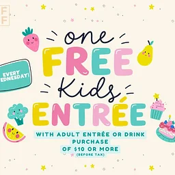 ✨ WEDNESDAYS AT THE HOFF: FREE Kids Entrée with Adult Entrée 🍔