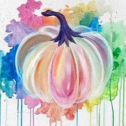 Ruskin Paint Party – Colorful Pumpkin