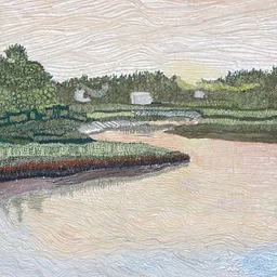 PAINTED ART QUILT