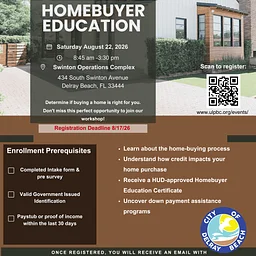 In Person Homebuyer Education Workshop in Delray Beach