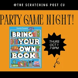 Party Game Night – Bring Your Own Book
