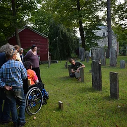 "Or Give Me Death: An (Educational) Tour of the Historic Burying Ground," led by HHS's Tours & Interpretation Coordinator, Zack Veith
