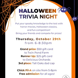 NEW DATE: Halloween Trivia Night