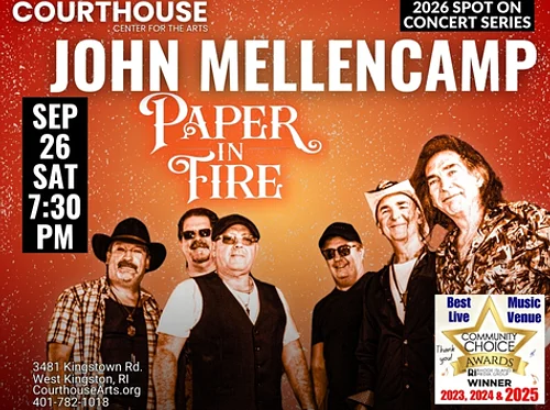 John Mellencamp – Paper in Fire 9/26/26 SAT 7:30PM