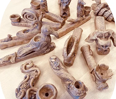 Effigy Pipes Pottery Playshop- Adults Only
