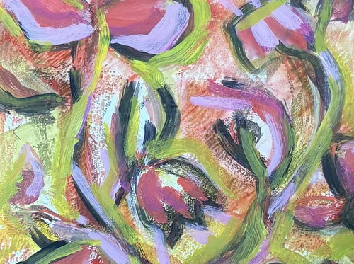 NEW! Mono-Printing with Acrylic Paints, with local artist Alison Press