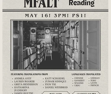 MFALT Graduation Reading