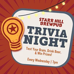 Starr Hill Brewpub Weekly Trivia Night!