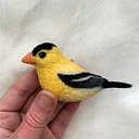 Needle Felting: Bird of the Month: American Goldfinch with Erin Carlson