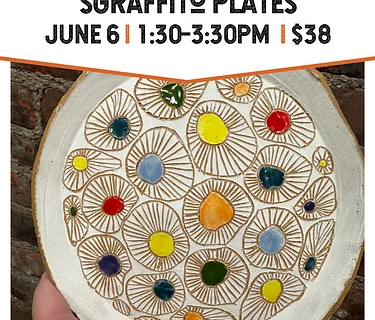Sgraffito Plates