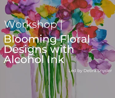Blooming Floral Bouquet with Alcohol Ink