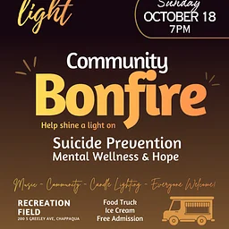 Library Pop-Up at the Community Bonfire