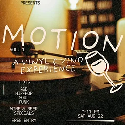 MOTION vol. 1: A Vinyl & Vino Experience
