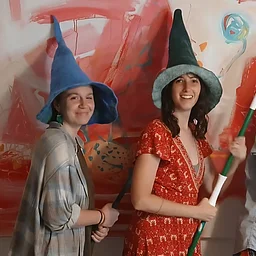 Wet Felted Witchy Hats