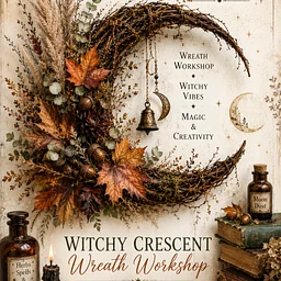 Augtober Fall Crescent Moon Witch Bells! Just $75!