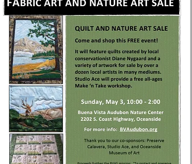 Fabric Art and Nature Art Sale