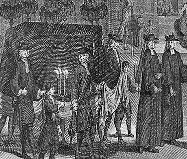 Puritan Funeral Reenactment