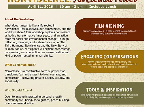 Nonviolence: An Eternal Power – Workshop