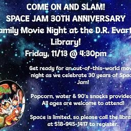 Space Jam 30th Anniversary Family Movie Night