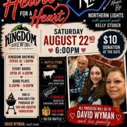 Heart to Heart Benefit Concert Featuring Northern Lights with Special Guest Kelly Stuber