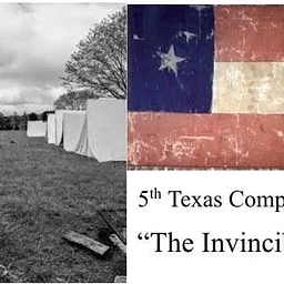 Re-enactment Camp Site 5th Texas Company F