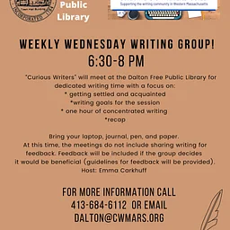 Weekly Wednesday Writing Group