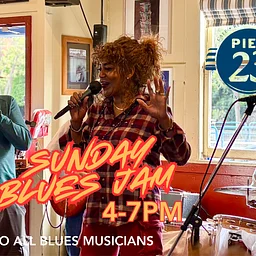 BLUES JAM 4-7PM