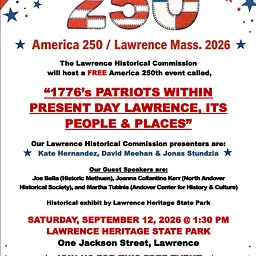 1776's Patriots within Present Day Lawrence, Its People and Places