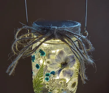 Dried Wildflower Lantern Workshop with Zenful Spaces
