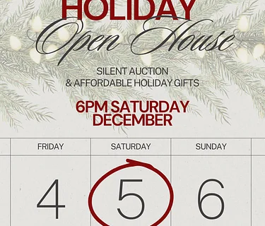 Holiday Open House Fundraiser