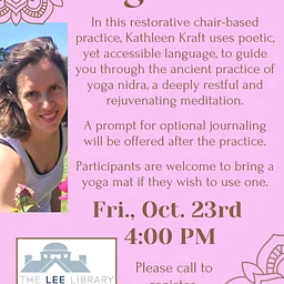 Yoga Nidra with Kathleen Kraft