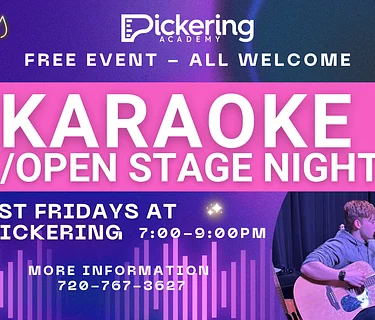 1st Friday Open Mic / Karaoke Night April 3