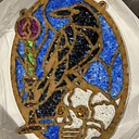 Witchy Wednesday! Crushed Glass Raven & Skull Resin Pour! Just $45!