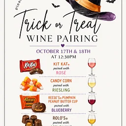 Trick or Treat Wine Pairing October 17th
