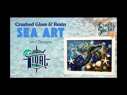Coastal Sea Art Frames with Craft Social Florida