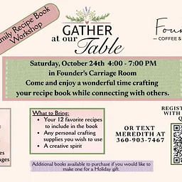 Family Recipe Book Workshop