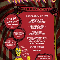 Sat. 9.12 - Gainesville Goths presents Dark Circus dance party (Copy)