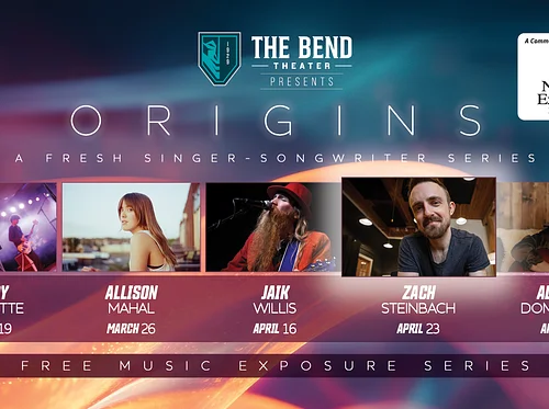 ORIGINS – A Fresh Singer-Songwriter Series – April 23 – Zach Steinbach