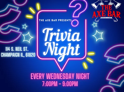Trivia Night – Every Wednesday!