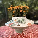 The Clay Lady’s Watercolors on Clay with Kim Lane on Saturday, August 1 from 9:00-12:00
