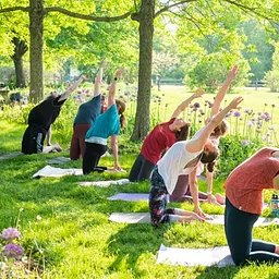 Yoga in the Garden