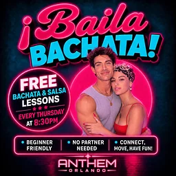Latin Night Dance Lessons: Thursday 10/29 at Anthem Orlando