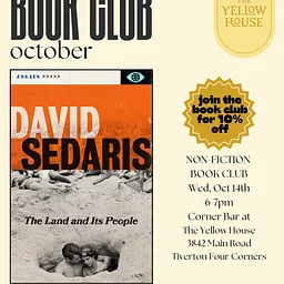 Non-Fiction Book Club: October - The Land and Its People