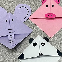 Library Activity: Bookmark Menagerie