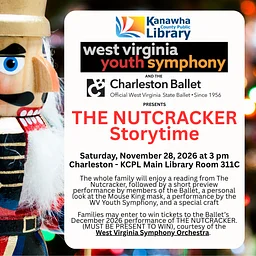 Super Saturday: Nutcracker Storytime with The Charleston Ballet