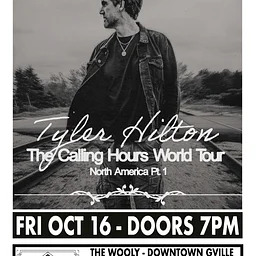 Fri. 10.16 - Tyler Hilton - The Calling Hours Tour